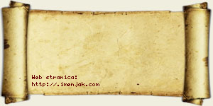 Kristina Smiljanić vizit kartica